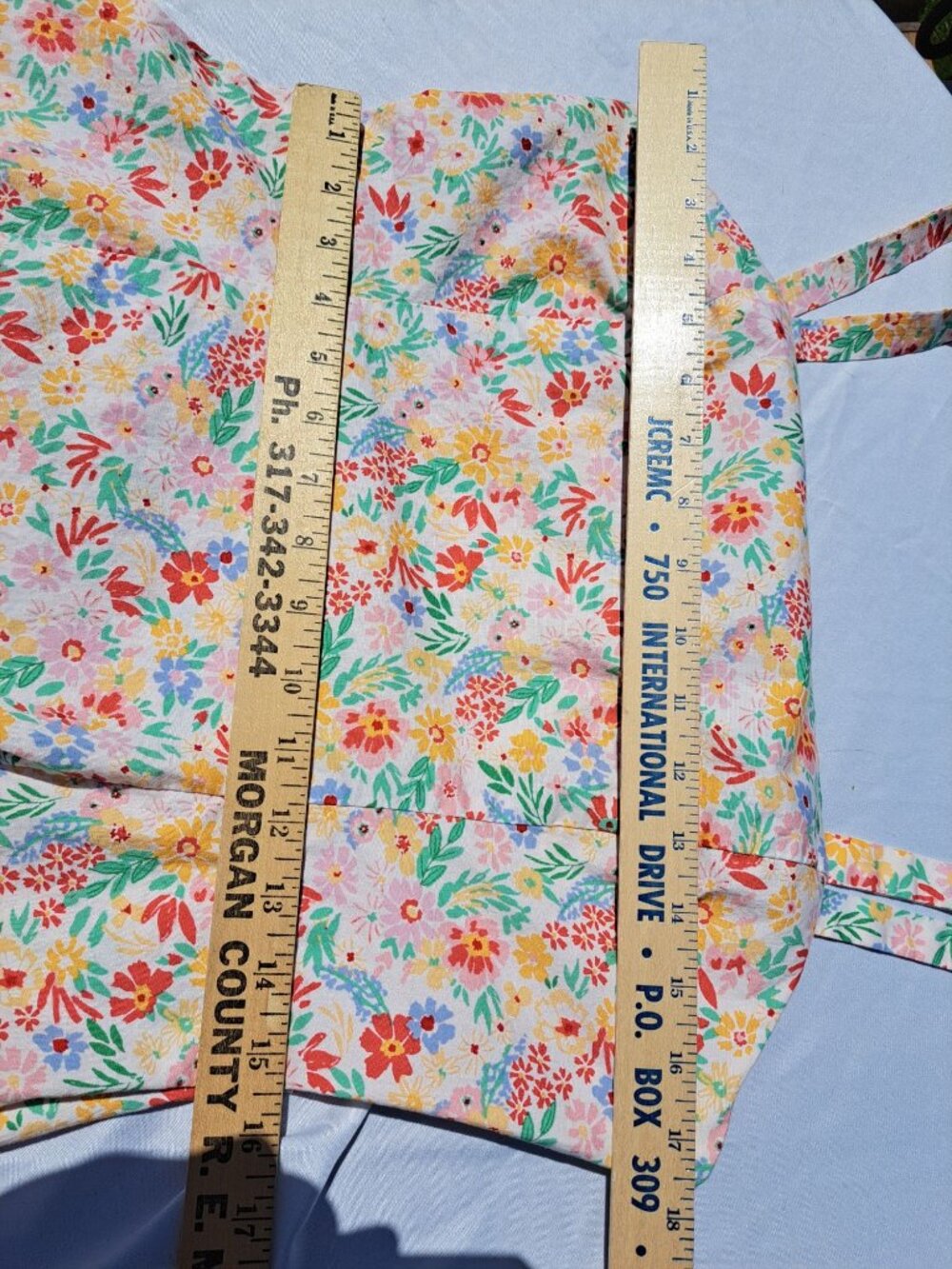 Sadie and Sage Floral Mini Dress Adjustable Straps Slit  Multicolor Women's XL - Picture 10 of 13